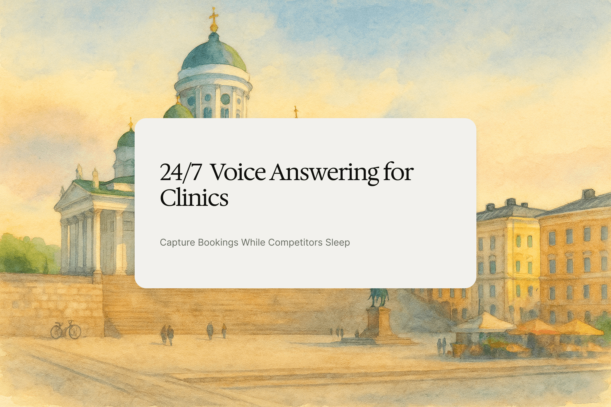 24/7 Voice Answering for Clinics: Capture Bookings While Competitors Sleep
