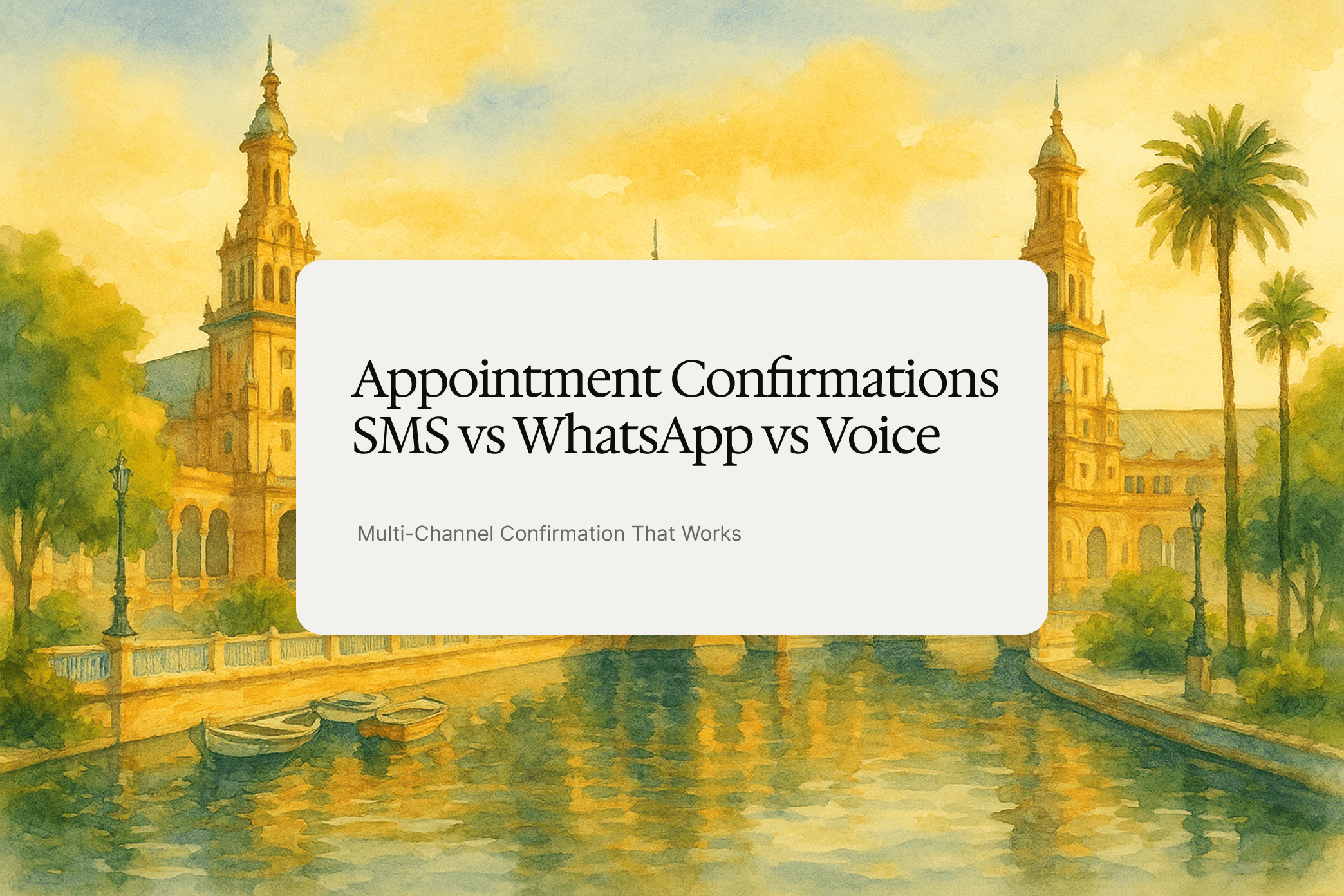 Appointment Confirmations: SMS vs WhatsApp vs Voice