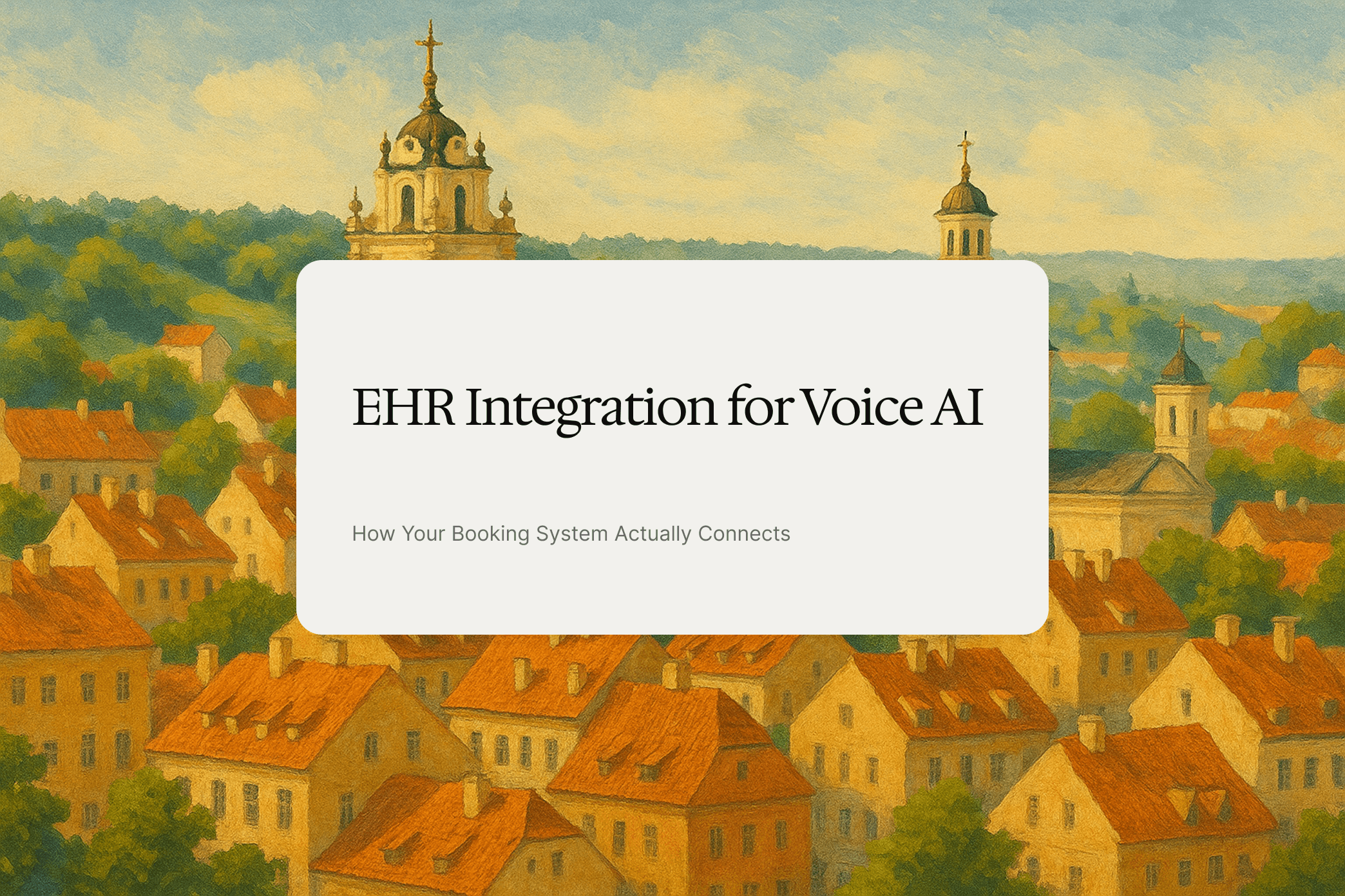 EHR Integration for Voice AI: How Your Booking System Actually Connects