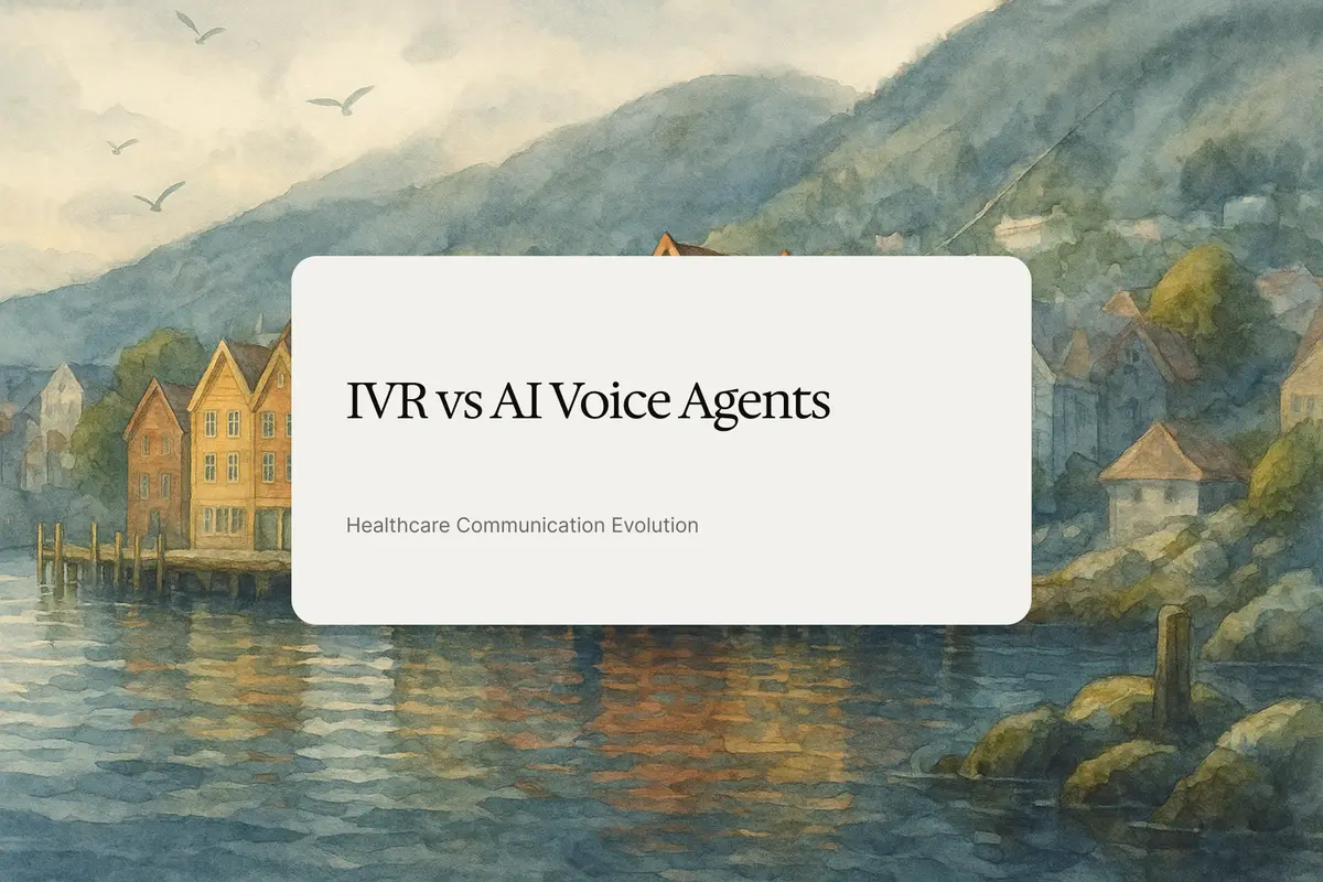 IVR vs AI Voice Agents: Healthcare Communication Evolution