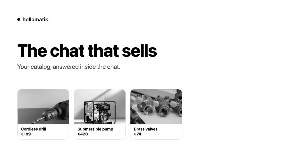 The chat widget that saves the cart